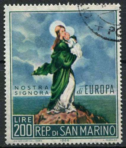 SAINT MARIN 1966 OBLITERE N° 686 europa