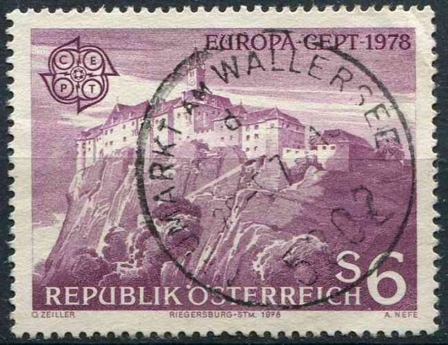 AUTRICHE 1978 OBLITERE N° 1402 europa