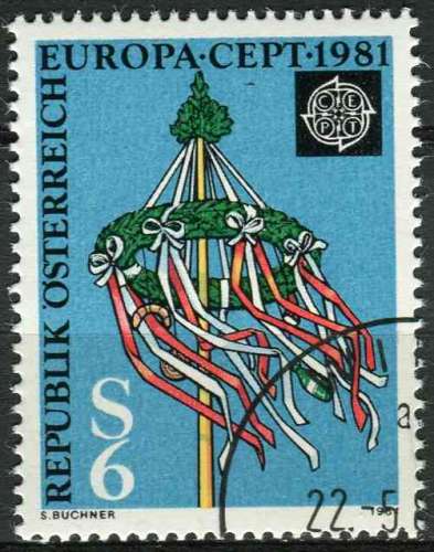 AUTRICHE 1981 OBLITERE N° 1500 europa