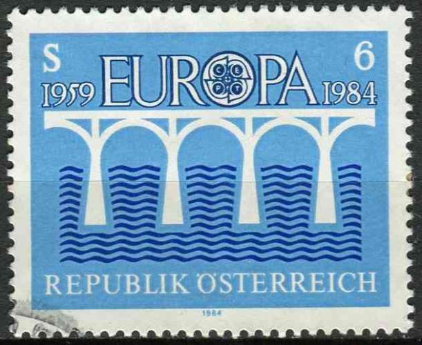 AUTRICHE 1984 OBLITERE N° 1601 europa