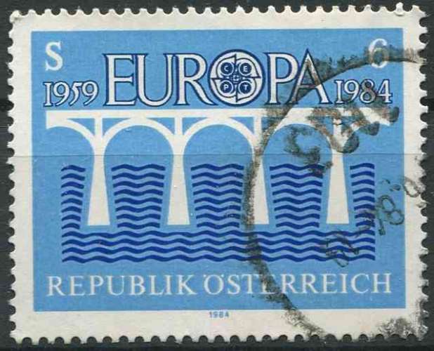 AUTRICHE 1984 OBLITERE N° 1601 europa