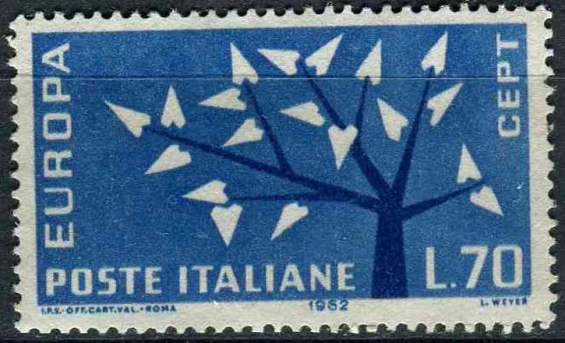 ITALIE 1962 OBLITERE N° 874 europa