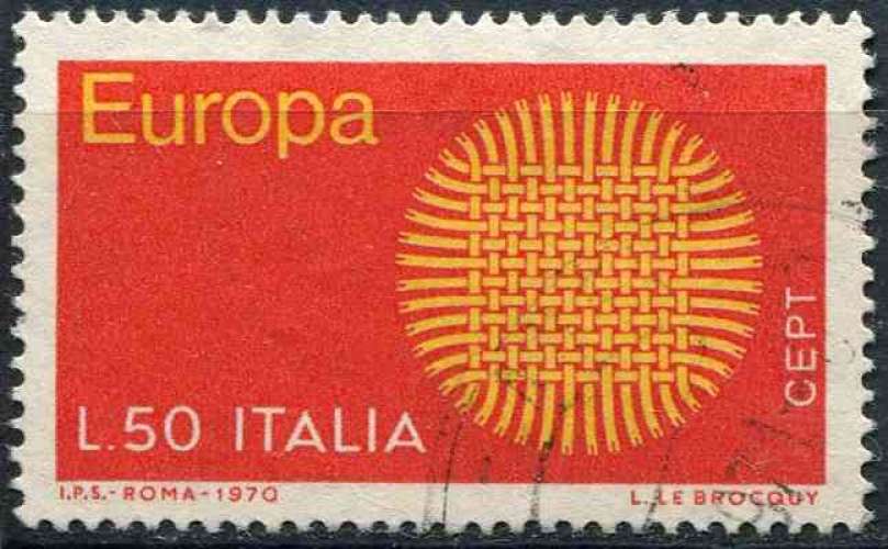 ITALIE 1970 OBLITERE N° 1047 europa