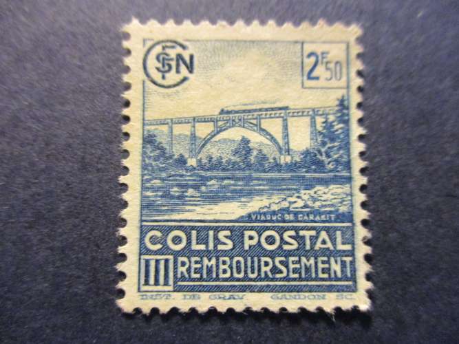 france y & t colis postaux 179 nsg 1941