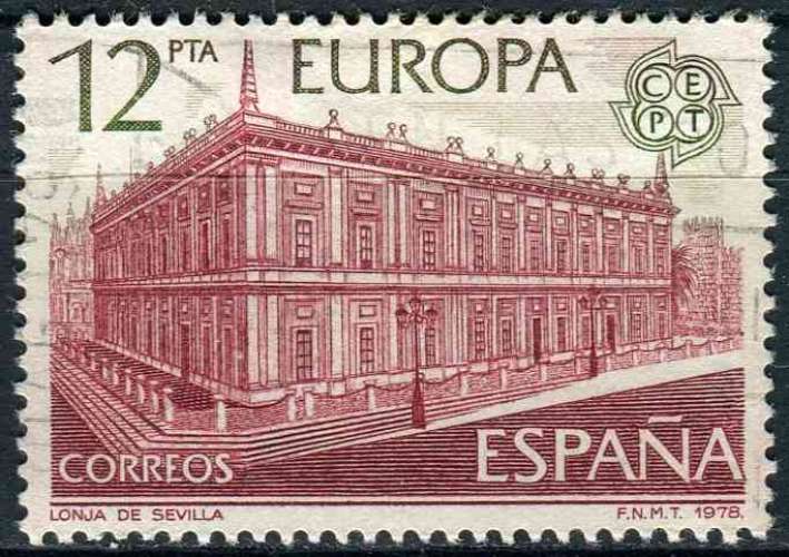 ESPAGNE 1978 OBLITERE N° 2120 europa