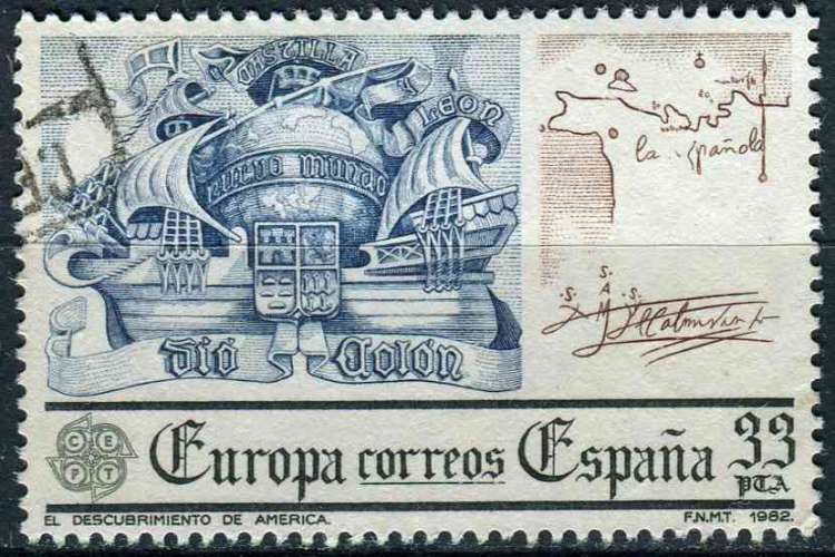 ESPAGNE 1982 OBLITERE N° 2286 europa