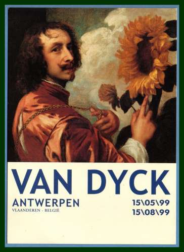 CPM Van Dyck Antwerpen 1999 peintre peinture (légendée verso) écrite