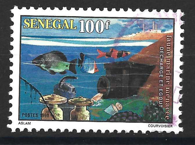 Sénégal 1998 - Y & T : 1339 (o) - Poisson