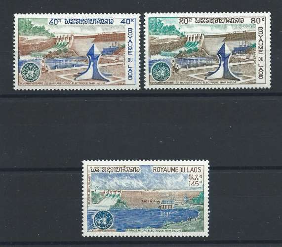 Laos N°245/46+PA 88** (MNH) 1972 - Commission économique