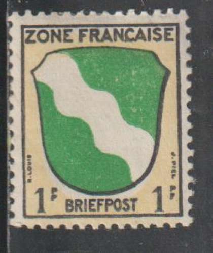 ALLEMAGNE - Zone Française  - Y&T  N° 1