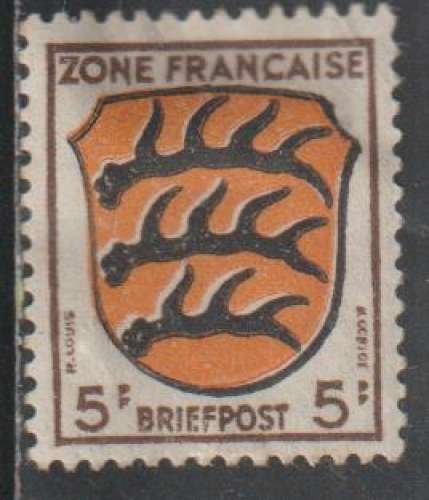 ALLEMAGNE - Zone Française  - Y&T  N° 3