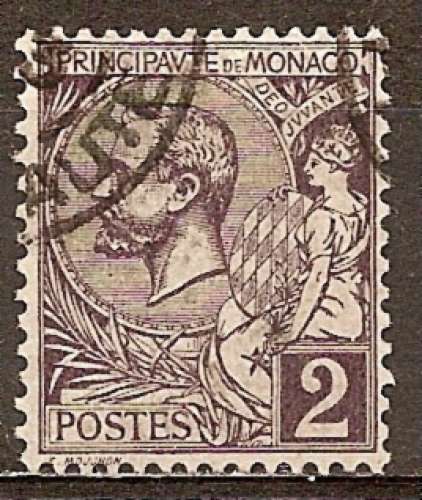 monaco ... n° 12  obliteré ... 1891