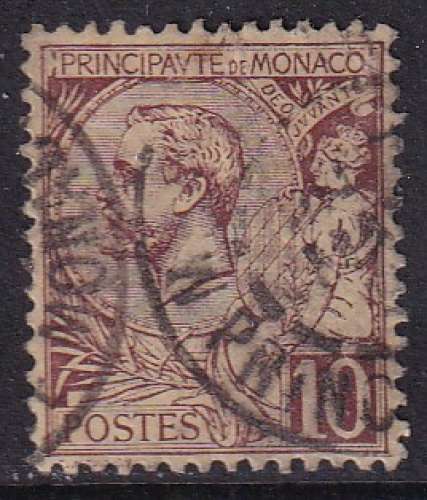 monaco ... n° 14  obliteré ... 1891