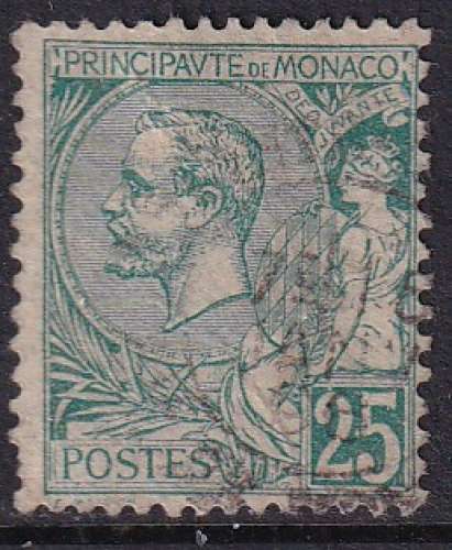 monaco ... n° 16  obliteré ... 1891