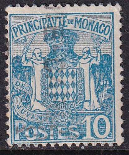 monaco ... n° 76  obliteré ... 1924