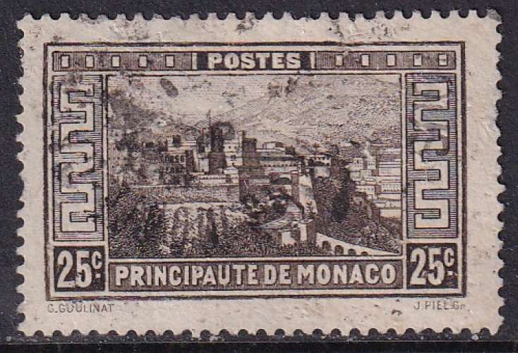 monaco ... n° 121  obliteré ... 1933