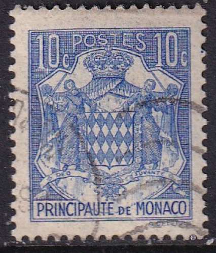 monaco ... n° 158  obliteré ... 1937