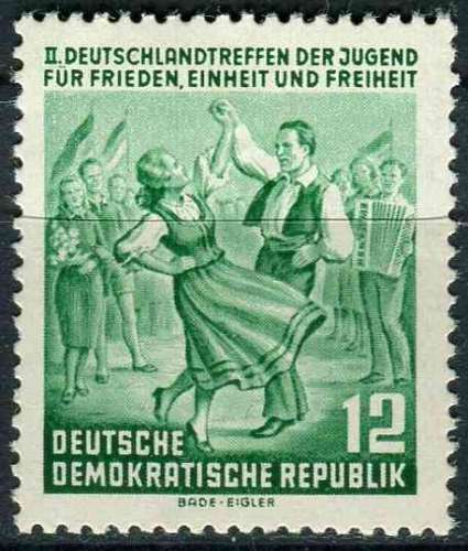 ALLEMAGNE RDA 1954 NEUF** MNH N° 166