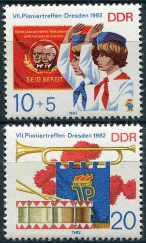 ALLEMAGNE RDA 1982 NEUF** MNH N° 2373 2374