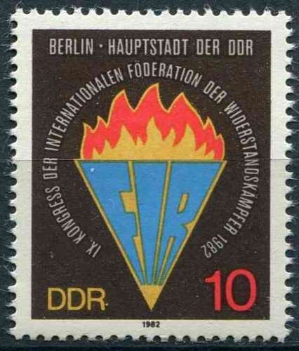 ALLEMAGNE RDA 1982 NEUF** MNH N° 2385