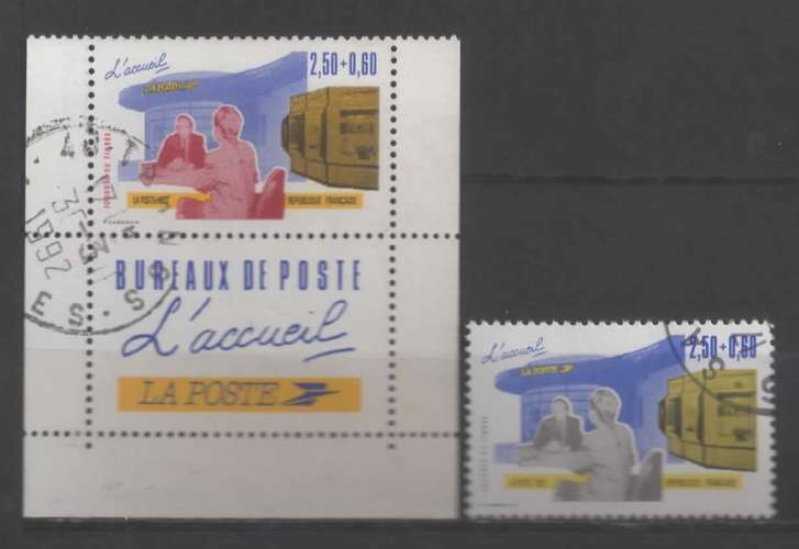 FRANCE 1992   OBL N° 2743/44   VOIR SCAN