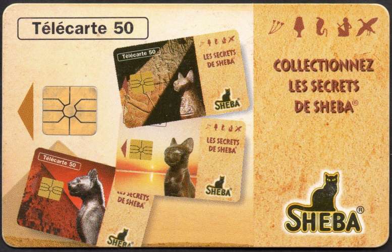 74/454 - Télécarte 50 - 03/96 - Sheba - Chat