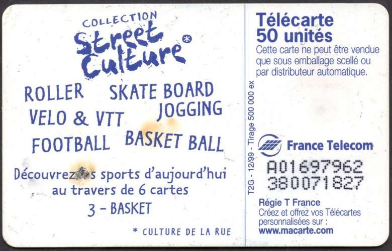 132/827 - Télécarte 50 - 12/99 - Basket