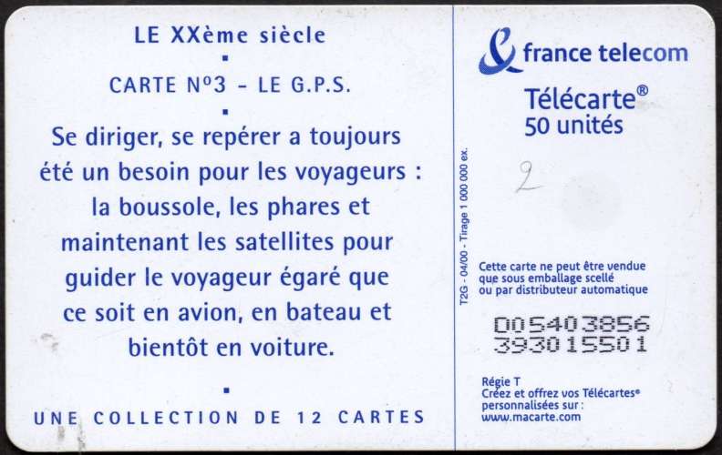 137/501 - Télécarte 50 - 04/00 - Phare