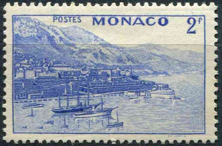 MONACO 1943 NEUF* charnière N° 257