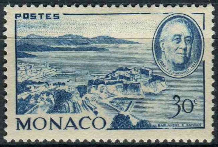 MONACO 1946 NEUF* charnière N° 296