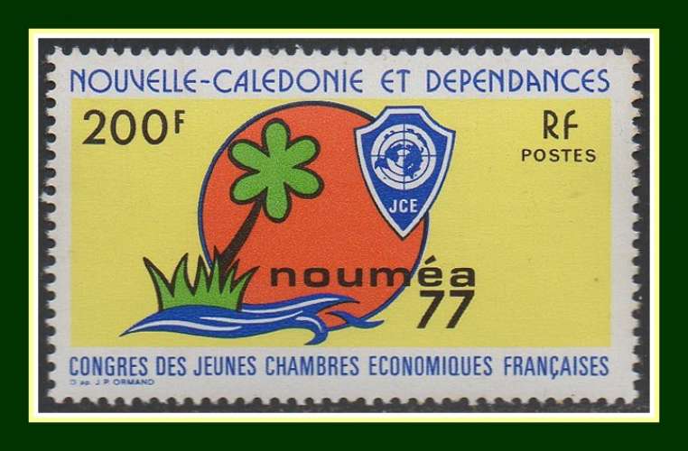 Nouvelle Calédonie  N° 413 **  Chambres économiques 1977 (cote 11,80€)