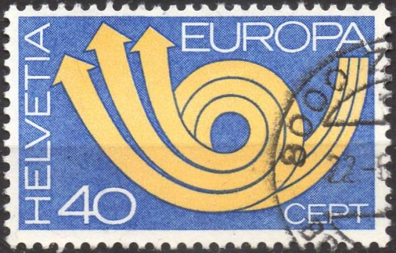 2811 - Y&T n° 925 - oblitéré - Europa - 1973 - Suisse