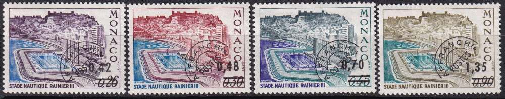 monaco ... préobliteré n° 34 à 37  neufs* - 1975