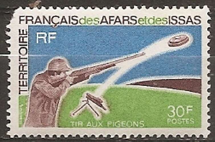 afars et issas ... n° 361  neuf* ... 1970 (abimé)