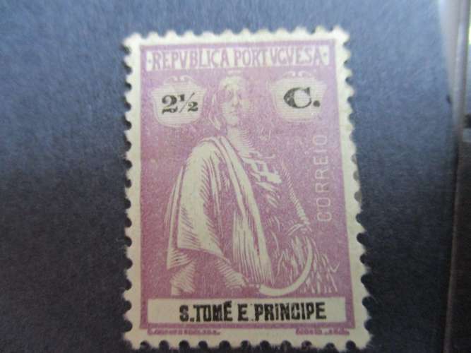  saint thomas & prince y & t 206 * 1914