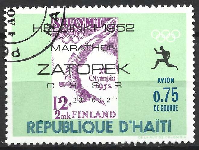 HAÏTI 1969  - Y & T : PA 410 - JO : Zatopek