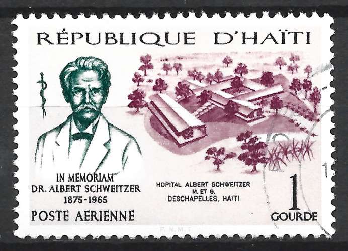 HAÏTI 1967  - Y & T : PA 343 - Docteur Albert Schweitzer