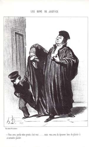 BF34 - 6 Reproductions de Daumier 