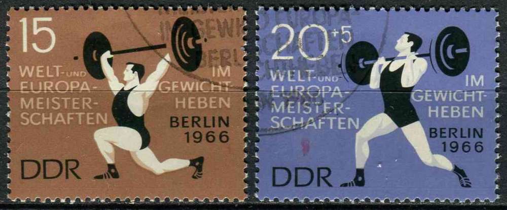 ALLEMAGNE RDA 1966 OBLITERE N° 905 906