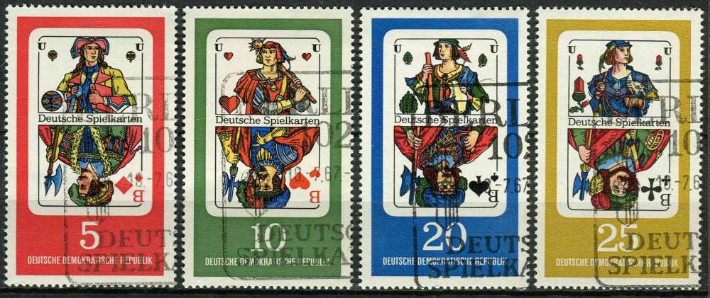 ALLEMAGNE RDA 1967 OBLITERE N° 995 à 998