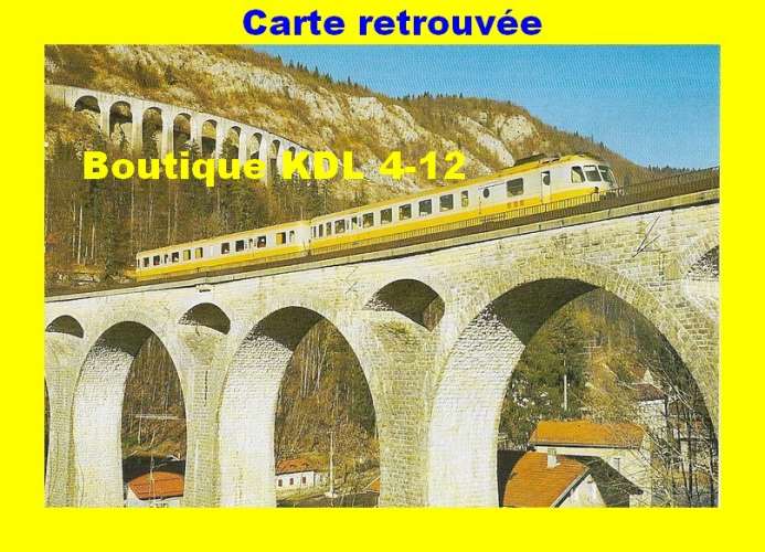 ABFC 07 - Turbotrain RTG - Viaduc de MOREZ - Jura - SNCF