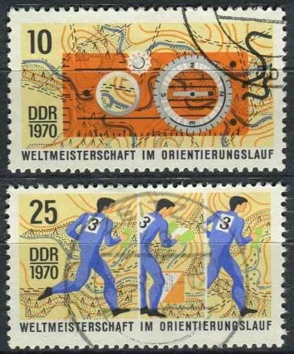 ALLEMAGNE RDA 1970 OBLITERE 1284 1285