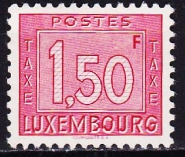 Luxembourg - Timbres-Taxe - Y&T N°31*