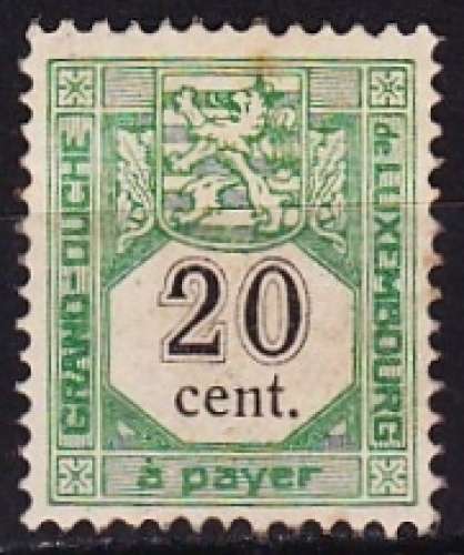 Luxembourg - Timbres-Taxe - Y&T N°4*