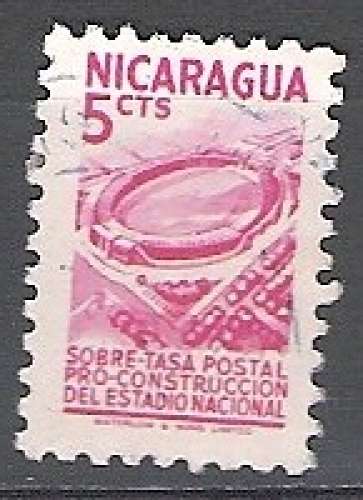 Nicaragua 1949 Bienfaisance 55 O Cote (2008) 0.20 Euro Stade prevue Cachet rond