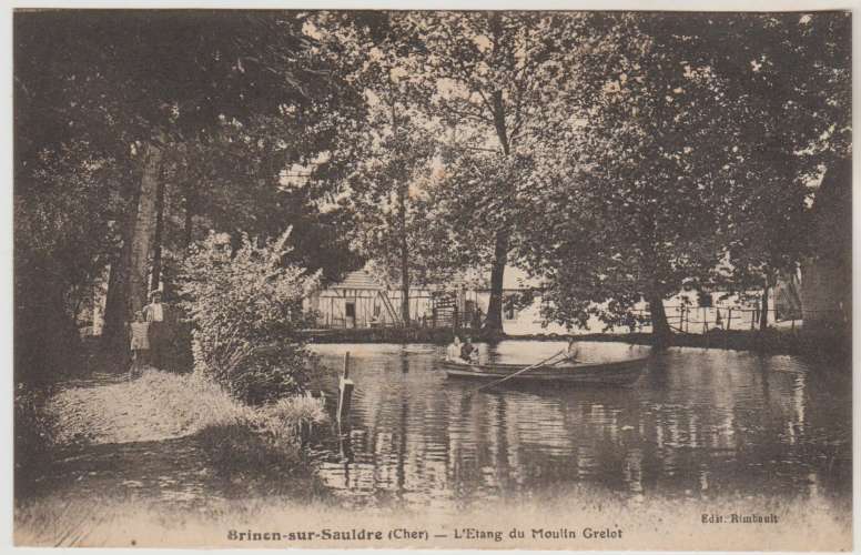  cpa 18 Brinon-sur-Sauldre L'Etang du Moulin Grelot 