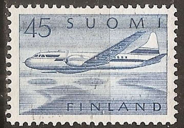 finlande ... P.A. n° 6  obliteré ... 1958