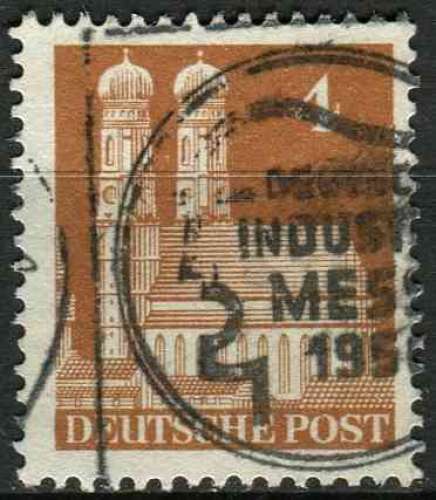 ALLEMAGNE BIZONE 1948 OBLITERE N° 42A