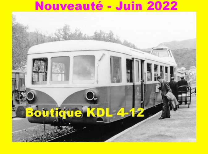 AL 827  Autorail 150 CV - QUILLAN - Aude - SNCF