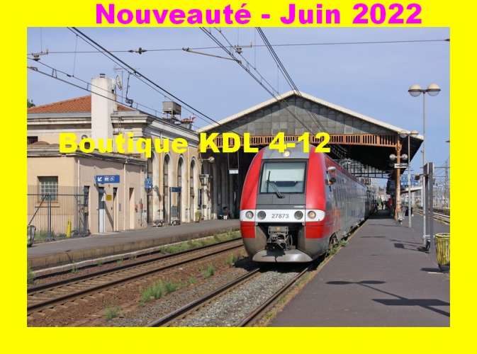 AL 831 - Automotrice Z 27873 en gare - BEZIERS - Hérault - SNCF